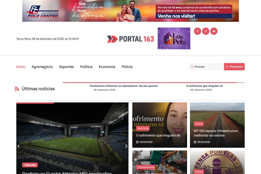 Imagem do projeto Portal 163